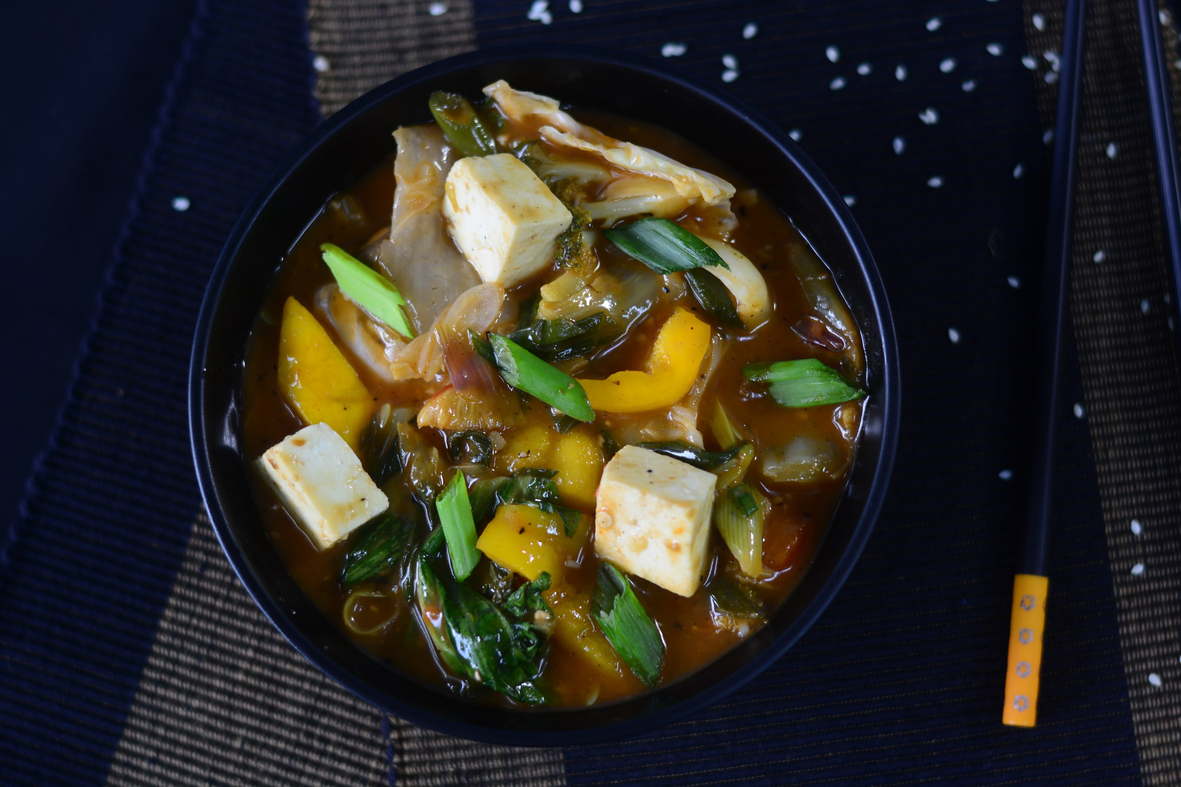 Tangy Sweet and Sour Treat (Paneer)
