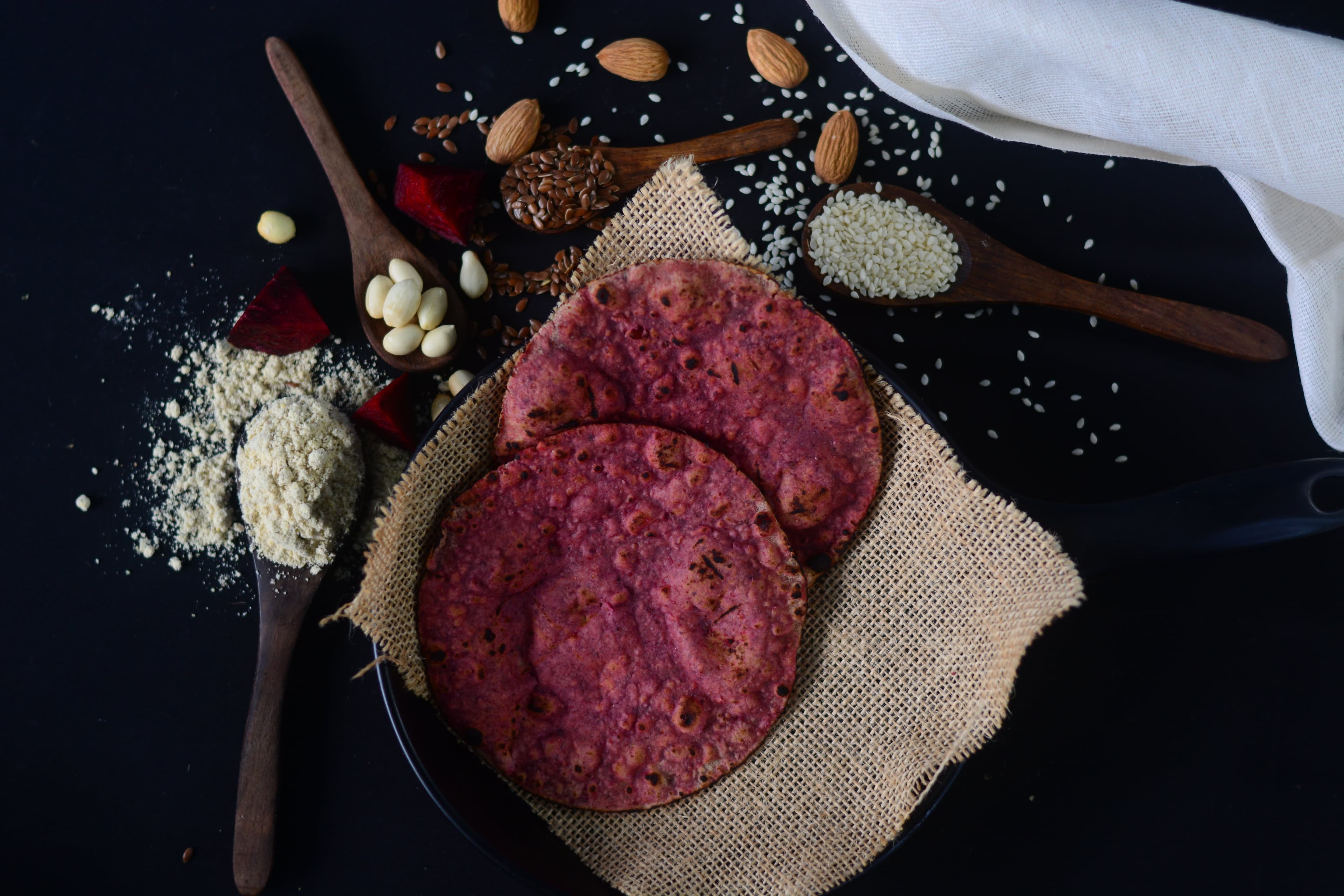 Vibrant Beetroot Chapati