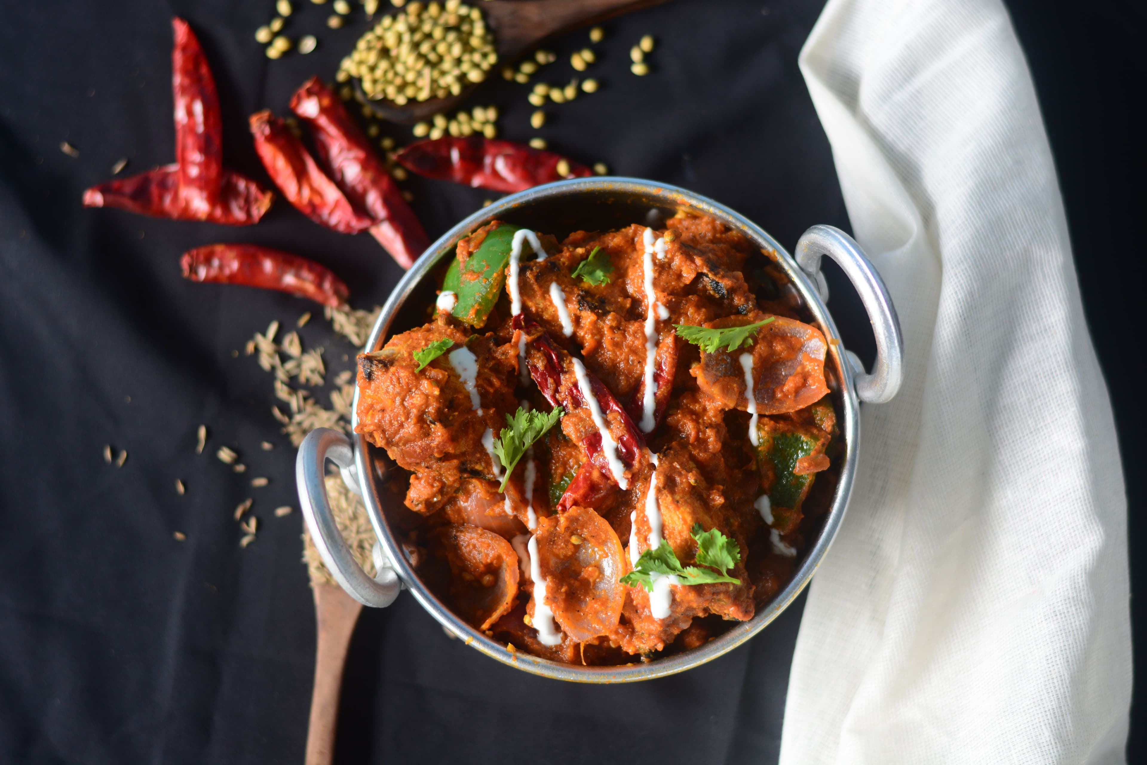 Spiced Kadhai Chicken