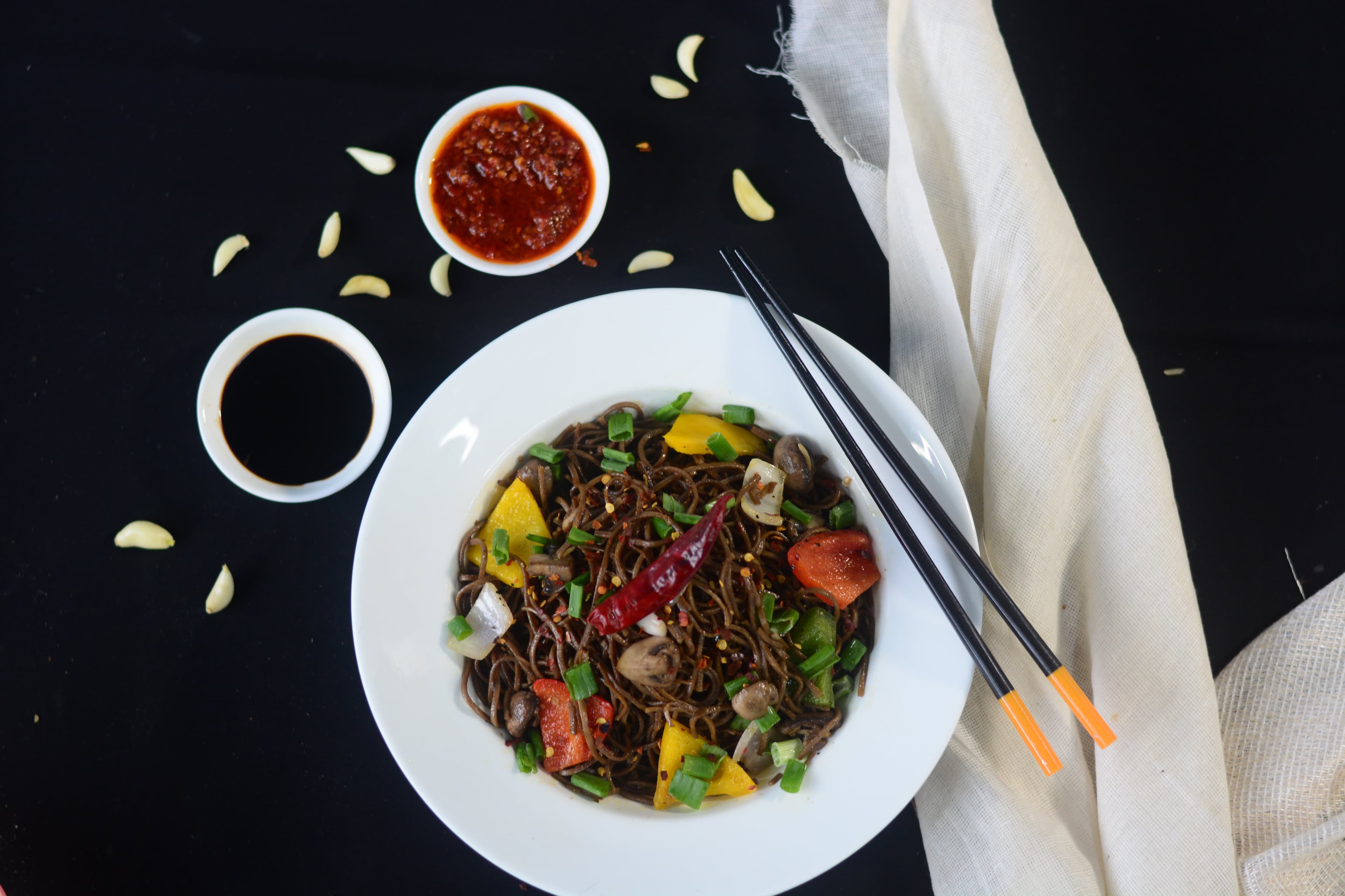 Spicy Vitality Buckwheat Noodles (Mushroom)