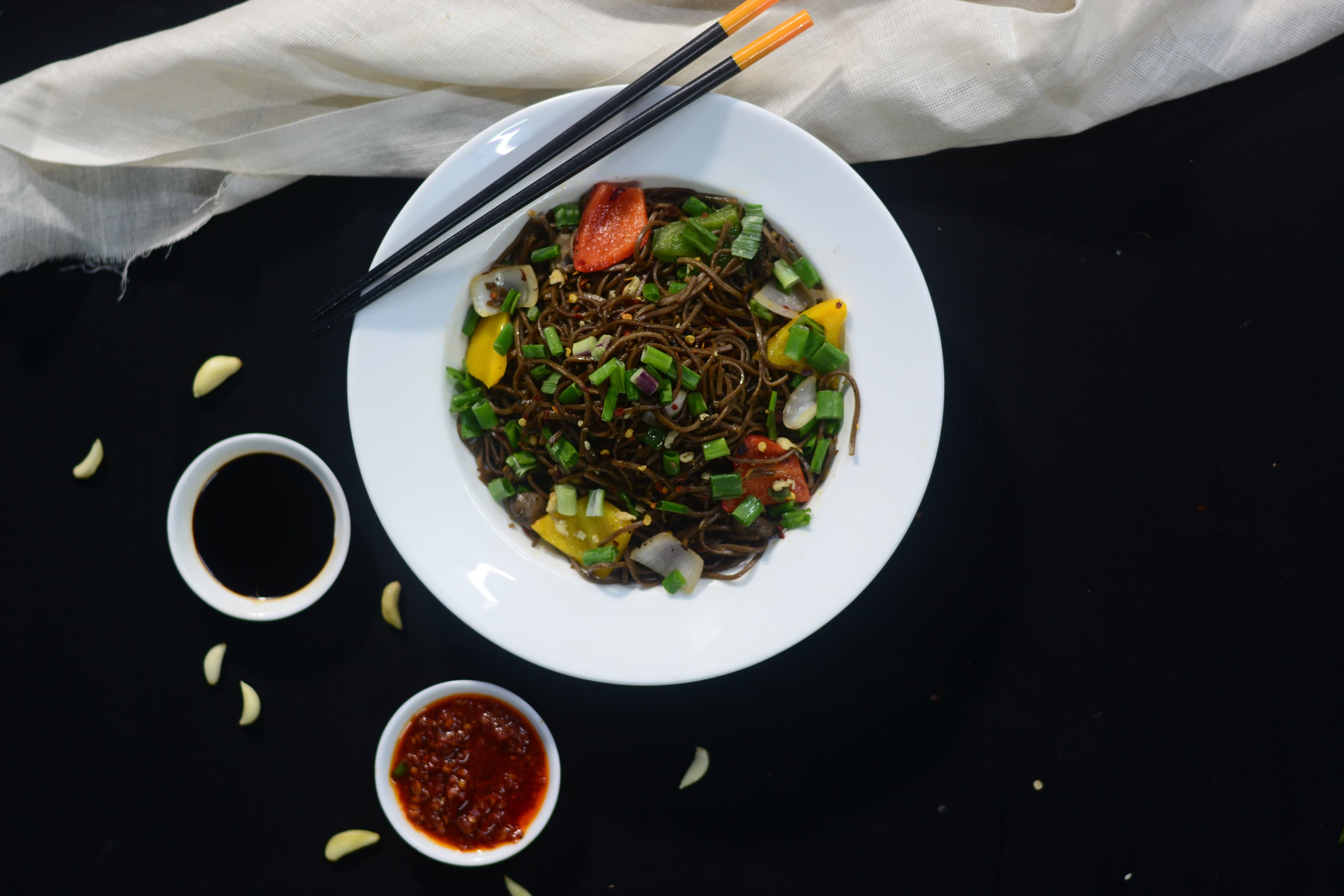 Spicy Vitality Buckwheat Noodles (Veg)