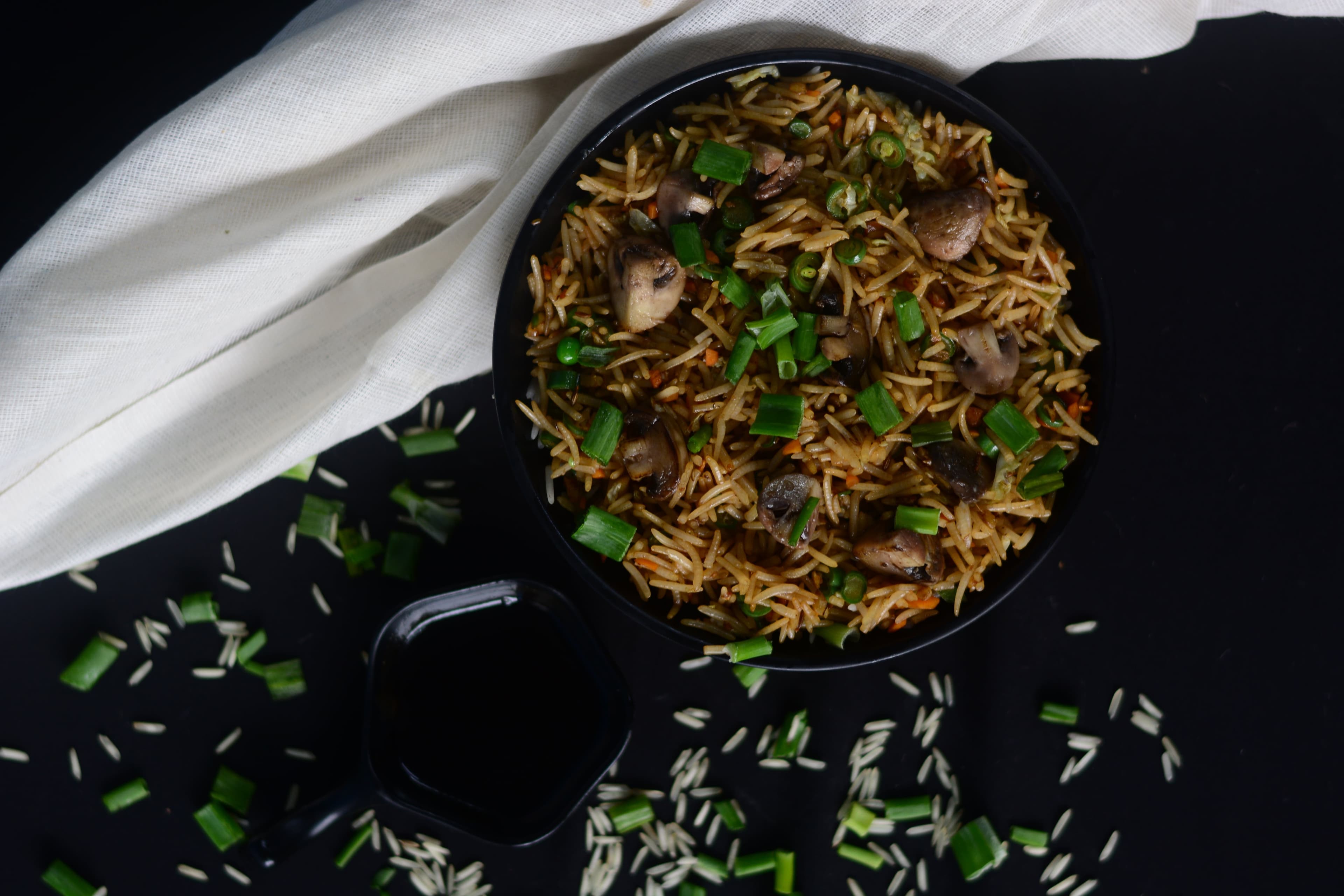 Vitality Fried Rice (Mushroom, White | Brown | Red)