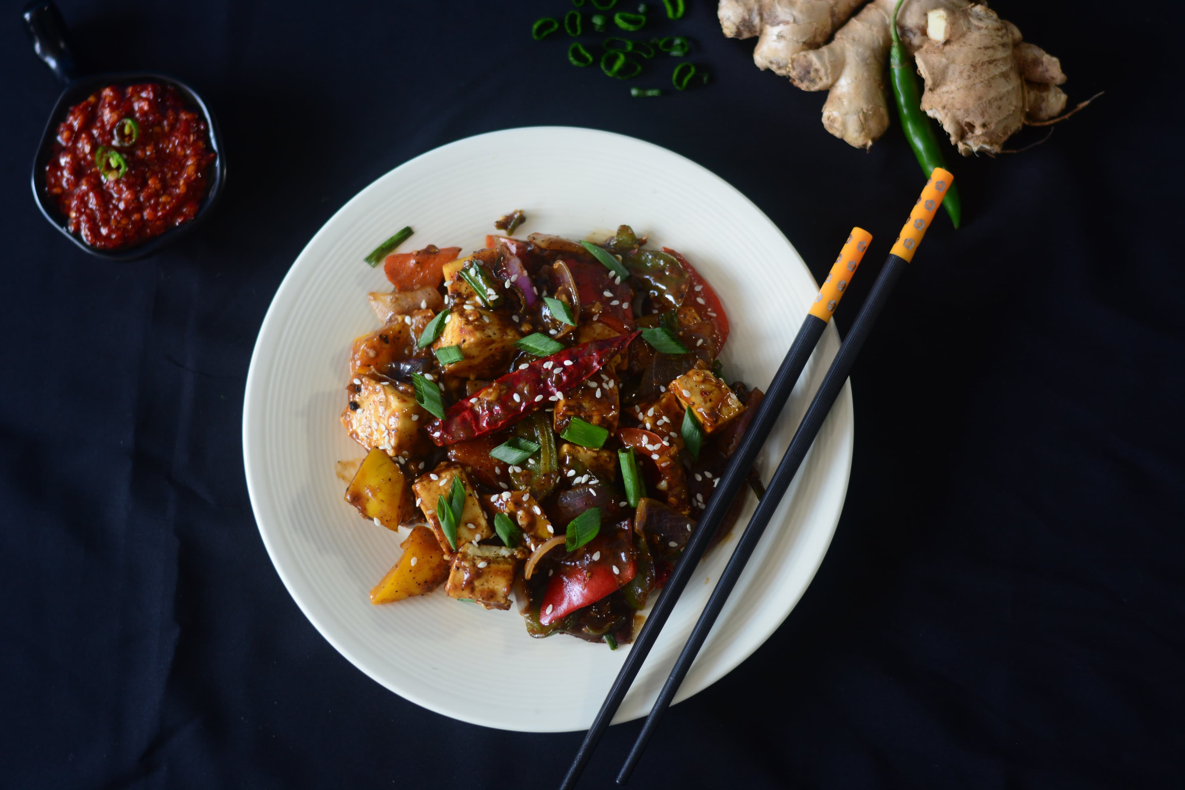 Chilli Paneer Dry