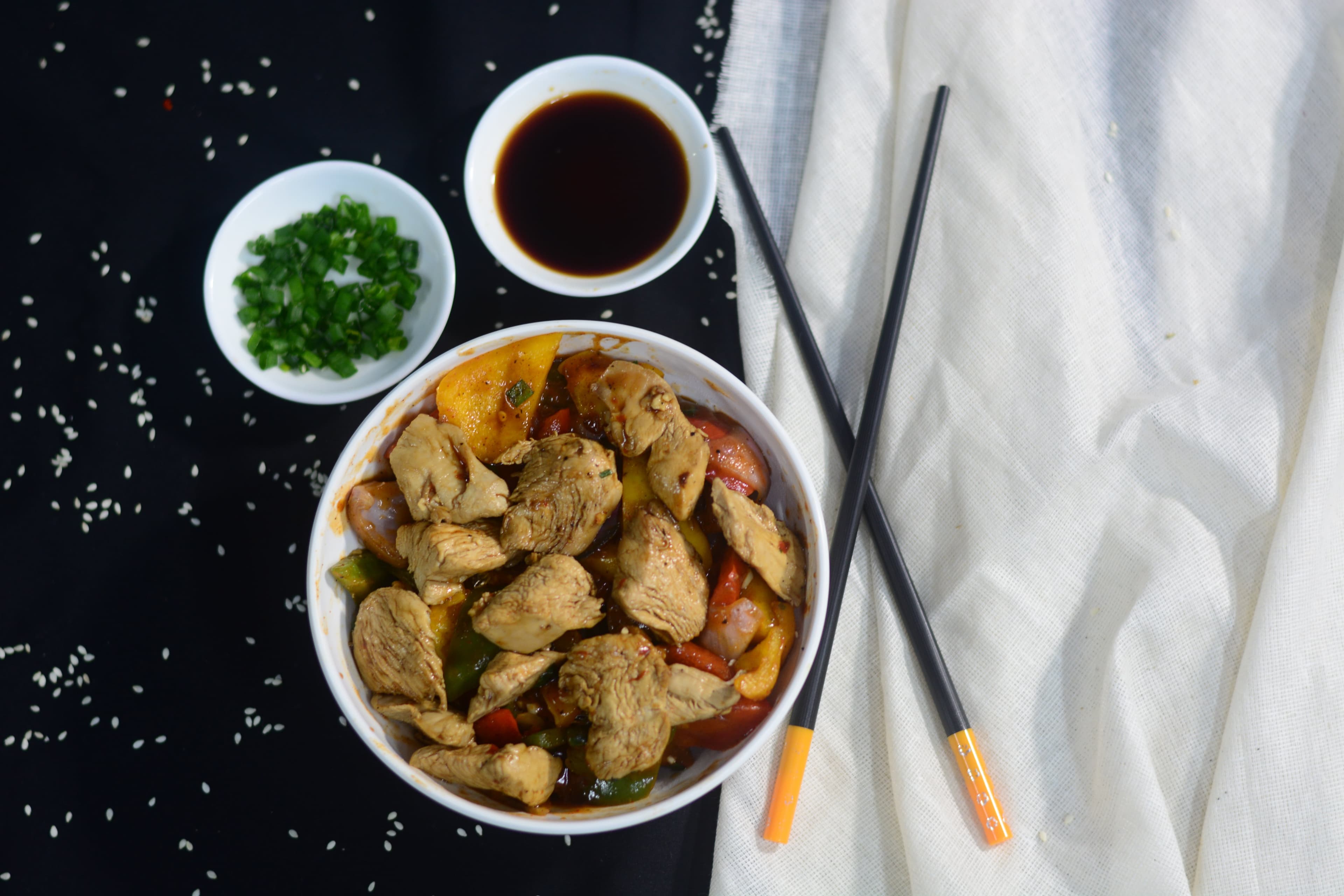 Schezwan Chicken Dry